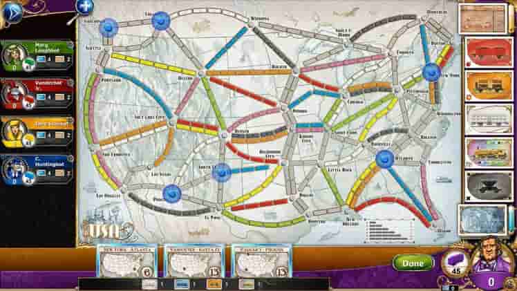 Ticket to Ride screenshot thumbnail screenshot 1