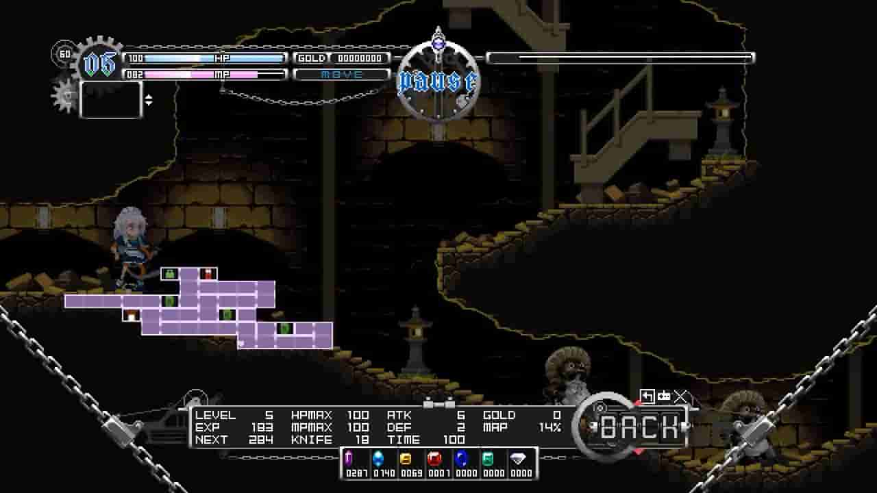 Touhou Luna Nights screenshot thumbnail screenshot 16