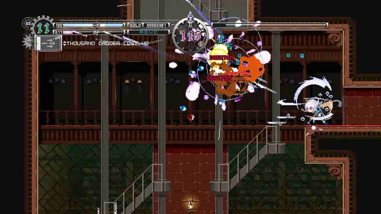 Touhou Luna Nights screenshot thumbnail screenshot 17