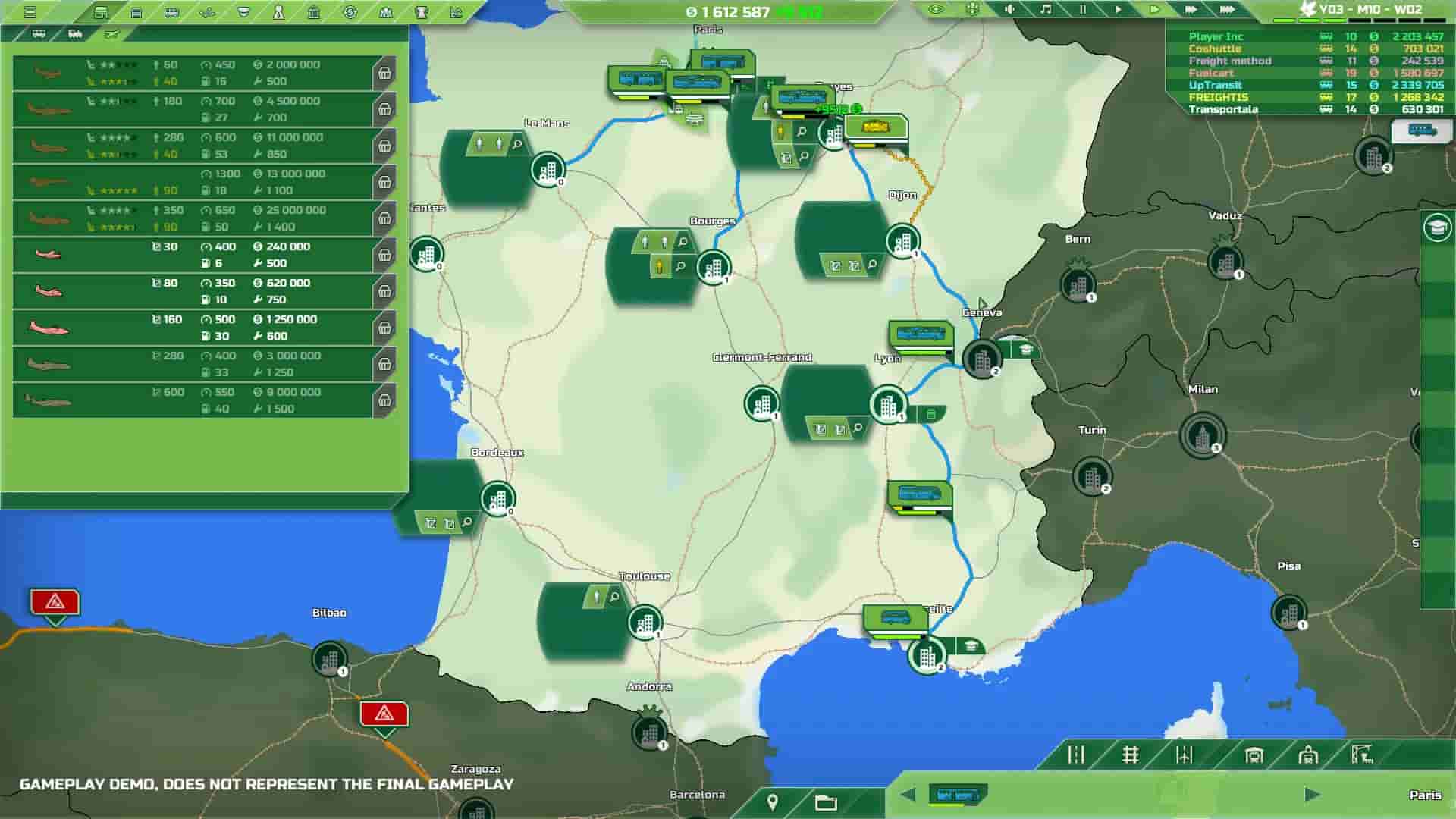 Transport INC screenshot thumbnail screenshot 2