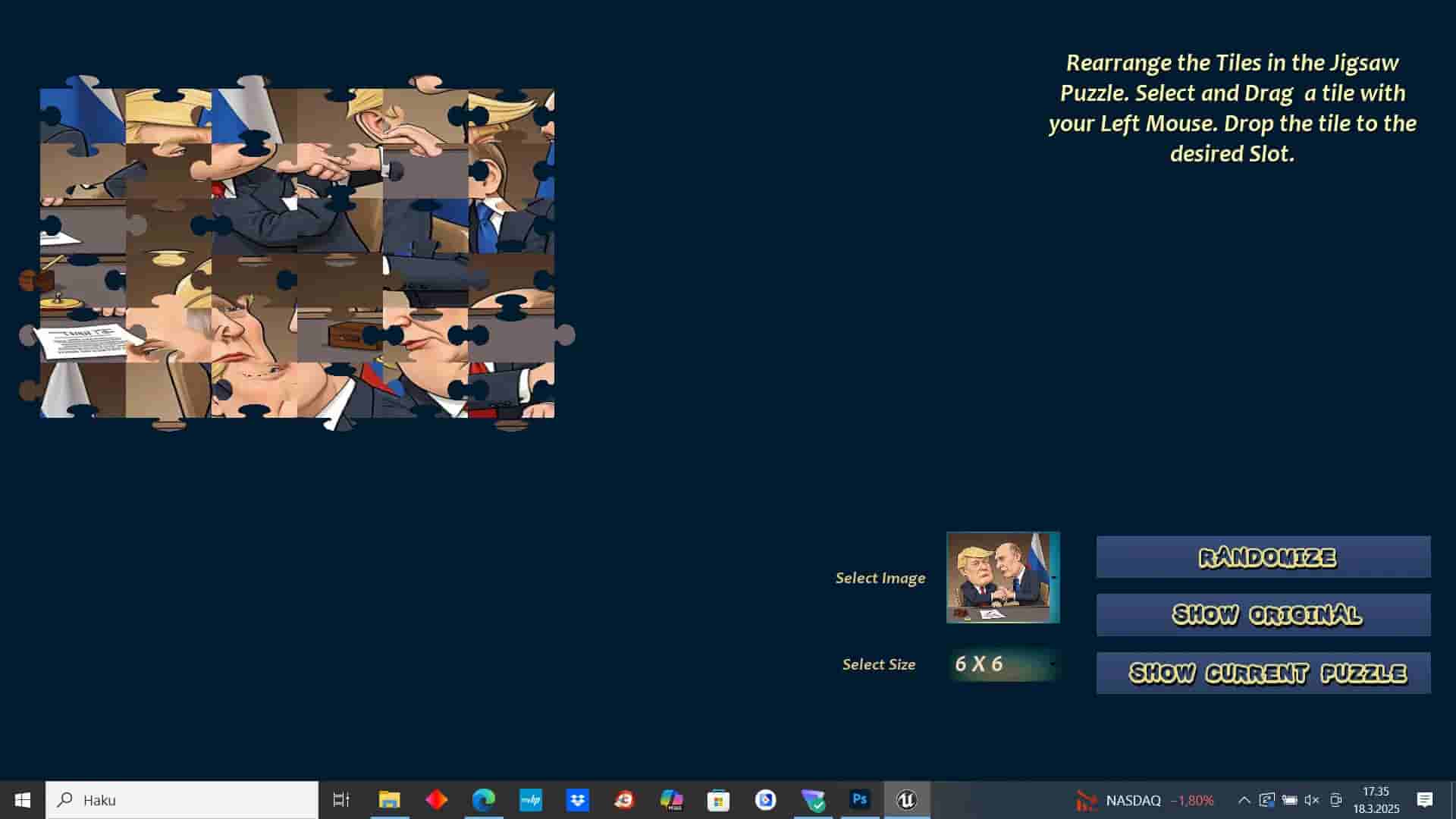 Trump Jigsaw screenshot thumbnail screenshot 4