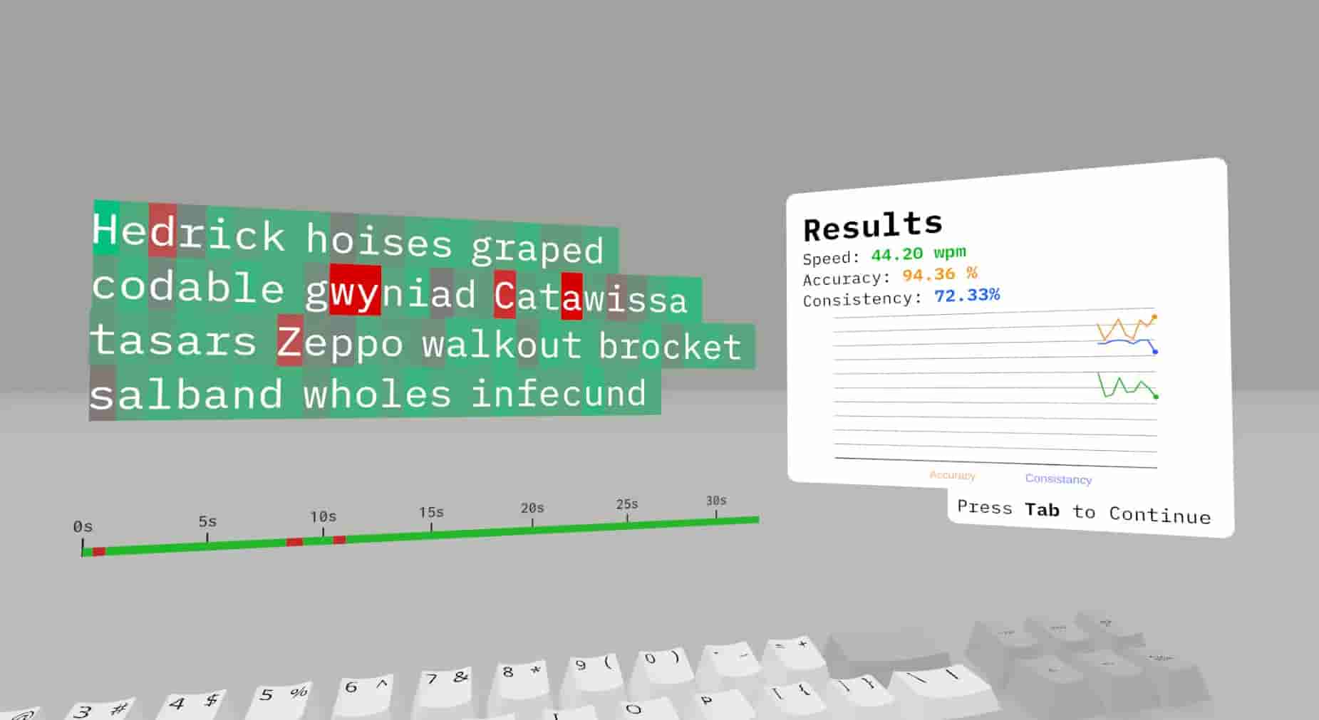 Typing Simulator screenshot thumbnail screenshot 1