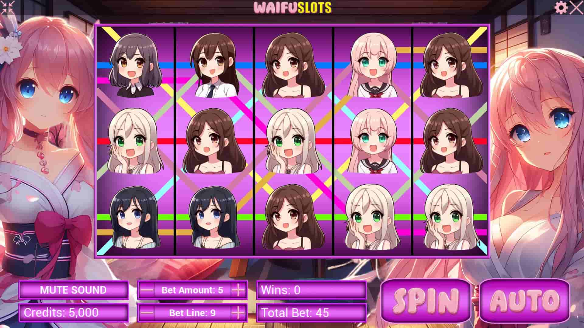 Waifu Slots screenshot thumbnail screenshot 0