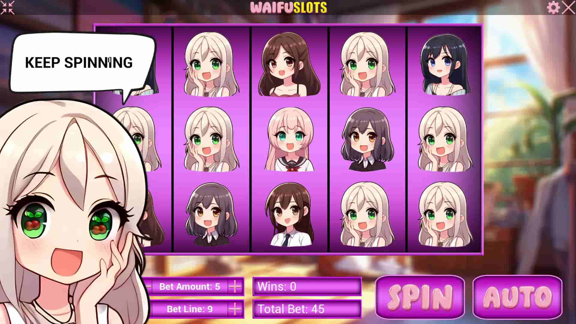 Waifu Slots screenshot thumbnail screenshot 1