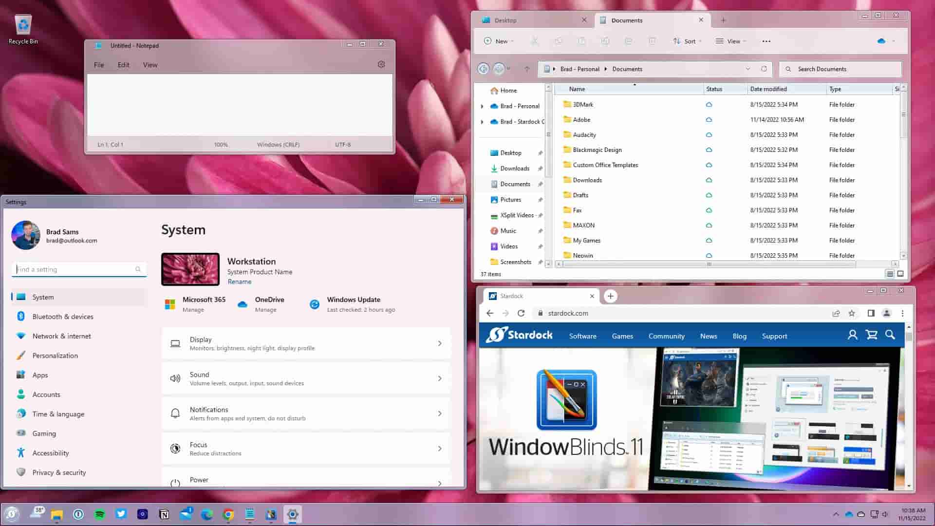 WindowBlinds 11 screenshot thumbnail screenshot 1