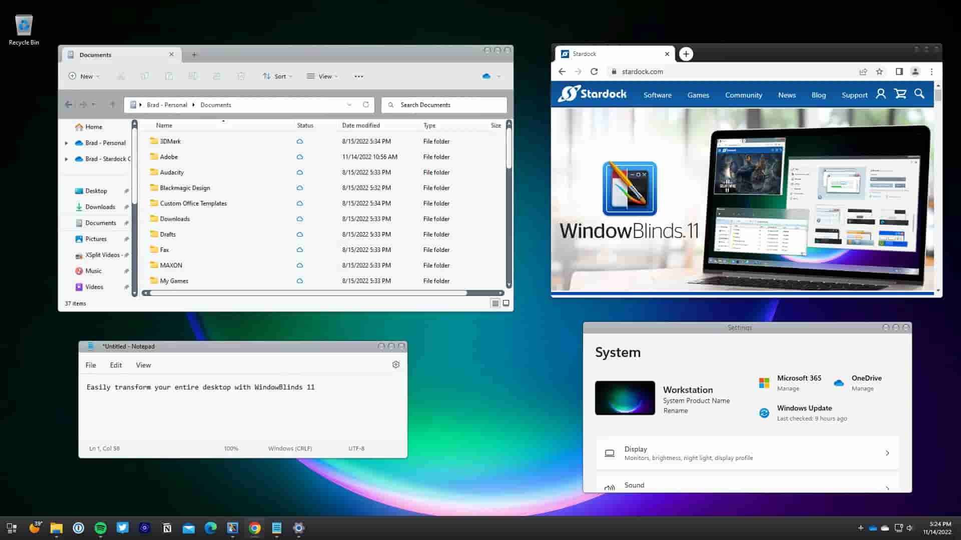 WindowBlinds 11 screenshot thumbnail screenshot 3