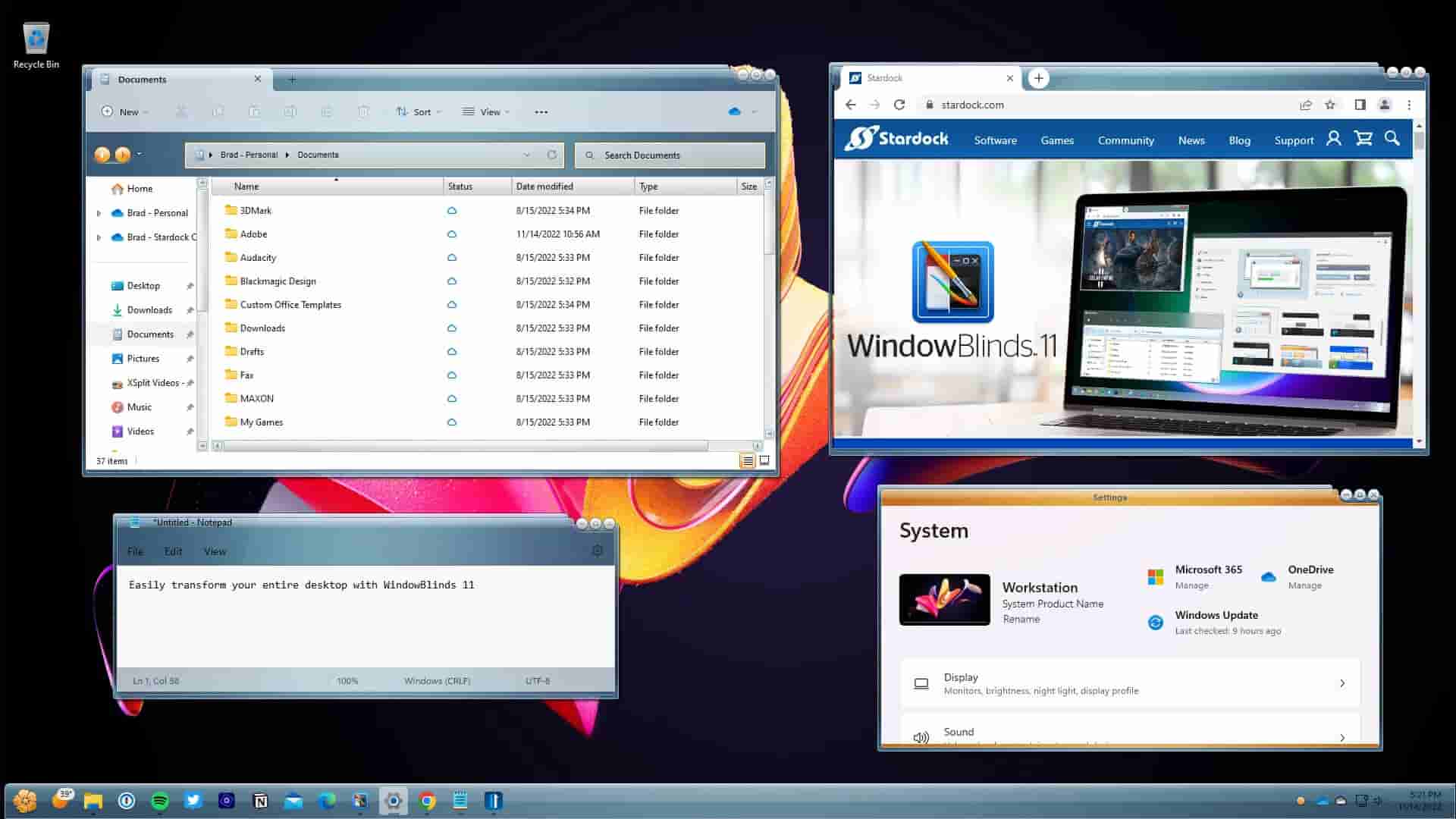 WindowBlinds 11 screenshot thumbnail screenshot 6