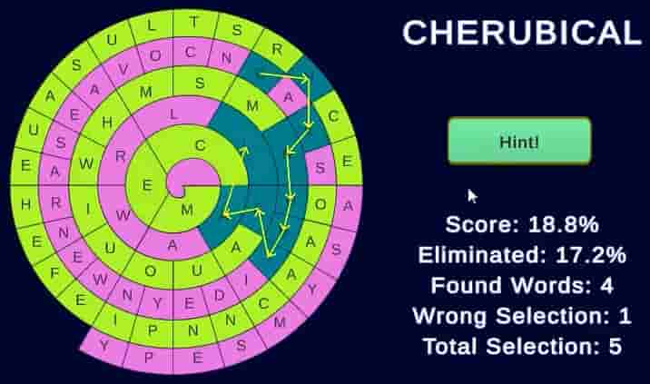 WordSpiral screenshot thumbnail screenshot 5