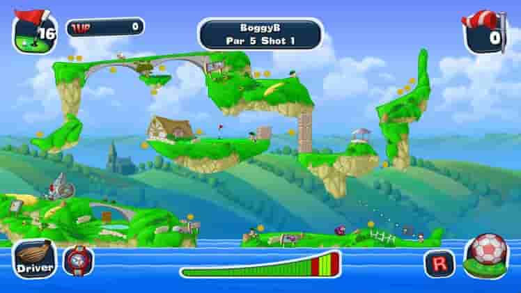 Worms Crazy Golf screenshot thumbnail screenshot 11