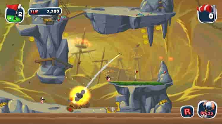 Worms Crazy Golf screenshot thumbnail screenshot 3