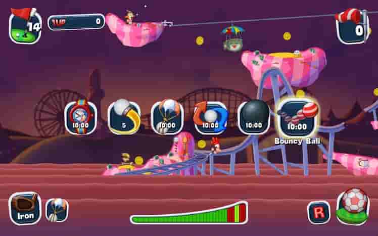 Worms Crazy Golf screenshot thumbnail screenshot 8
