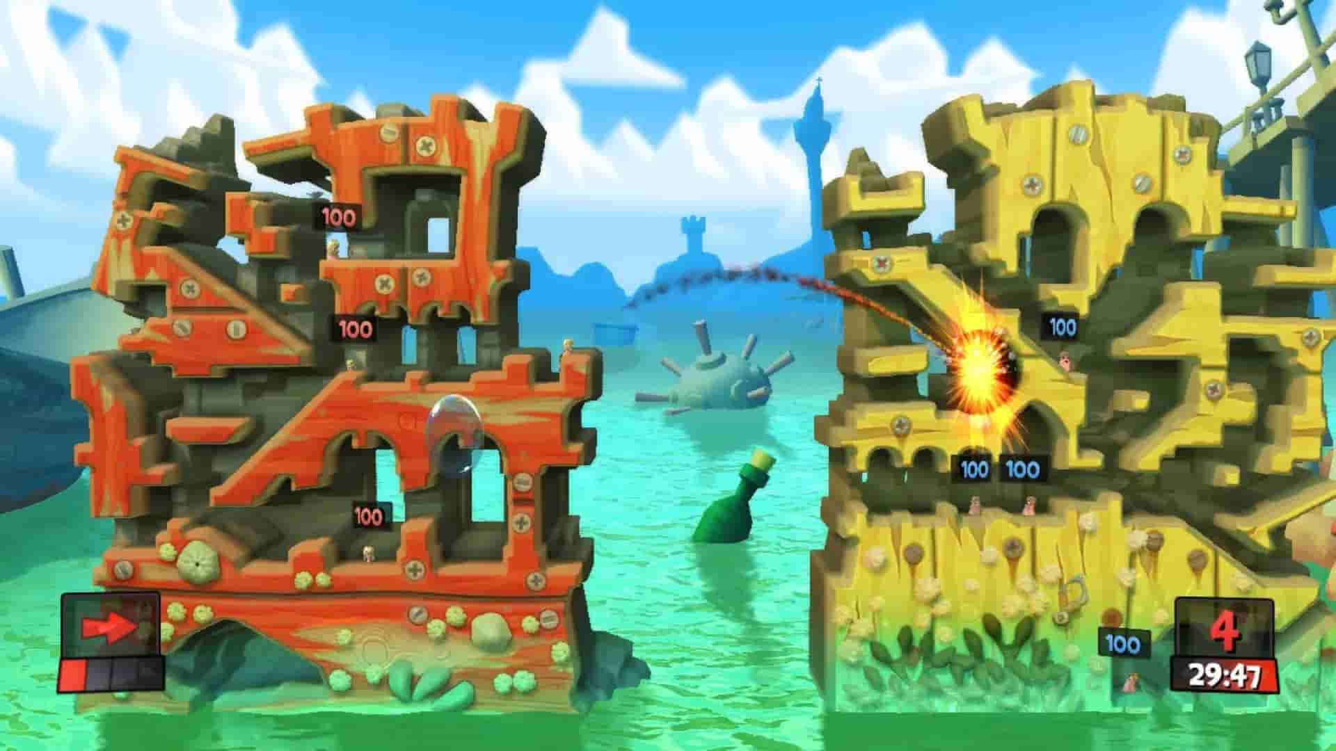 Worms Revolution screenshot thumbnail screenshot 3
