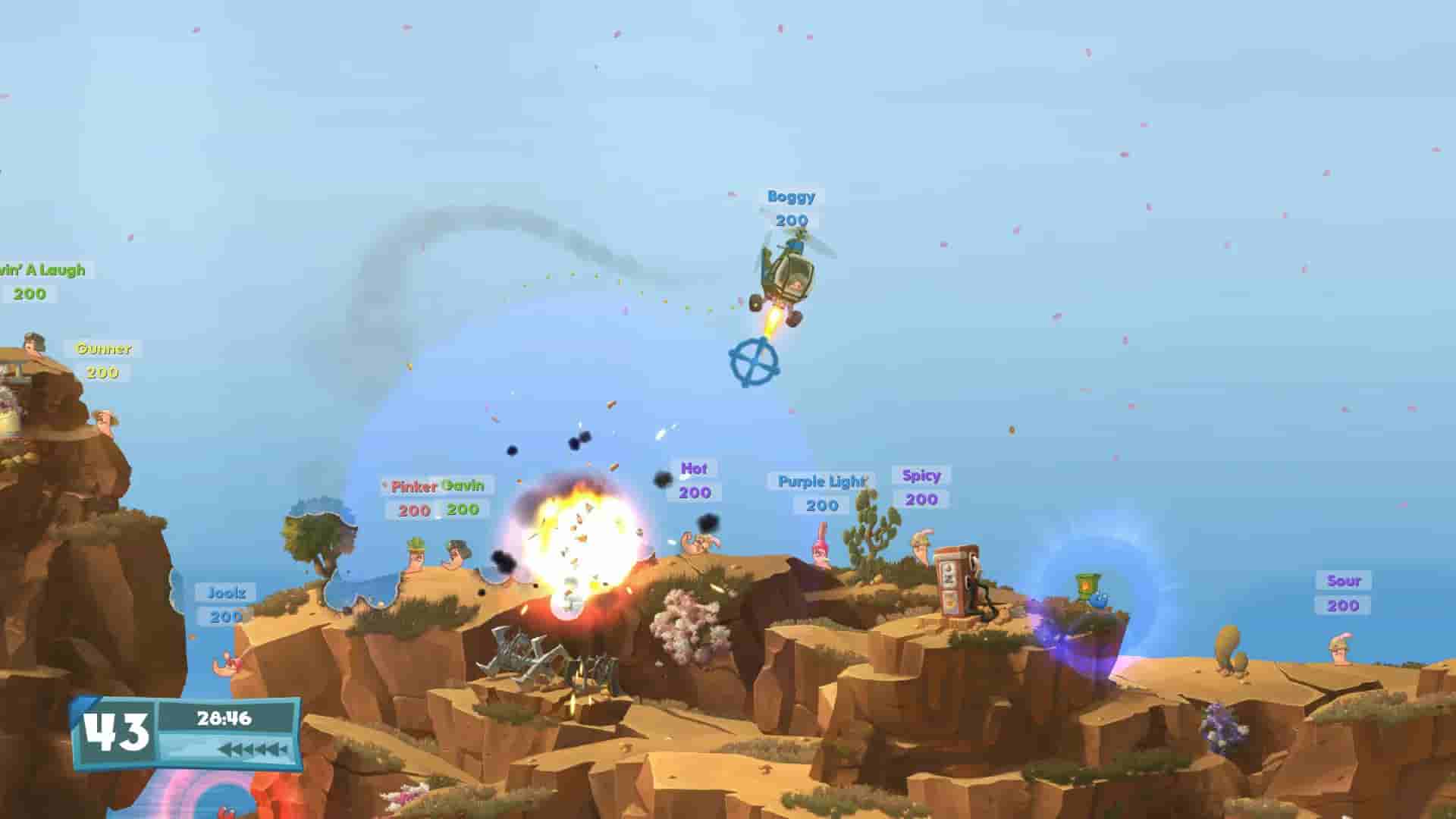 Worms W.M.D screenshot thumbnail screenshot 3