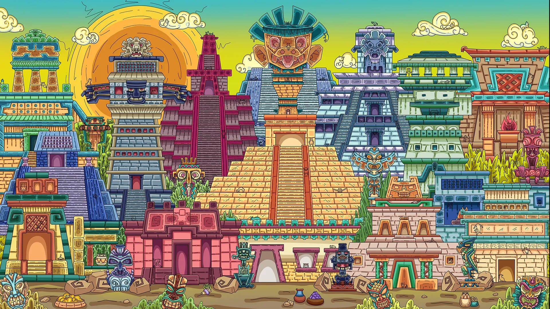 100 Aztec Cats screenshot screenshot 9