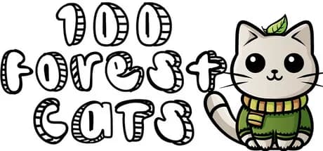100 forest cats vertical card thumbnail