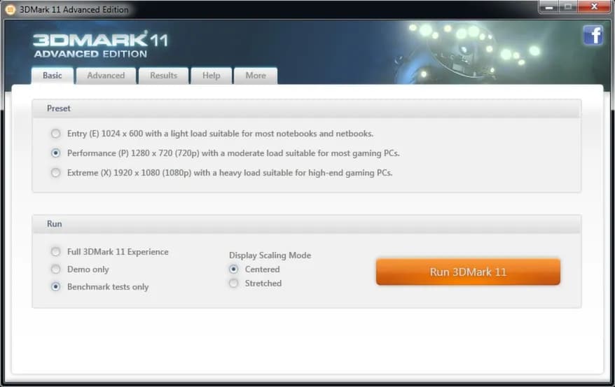 3DMark 11 screenshot screenshot 3