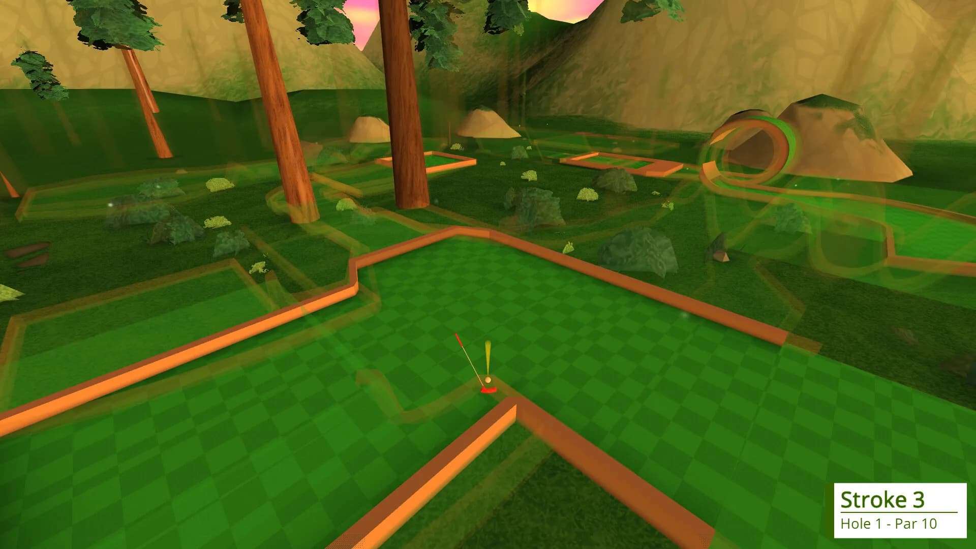 4D Golf screenshot screenshot 0