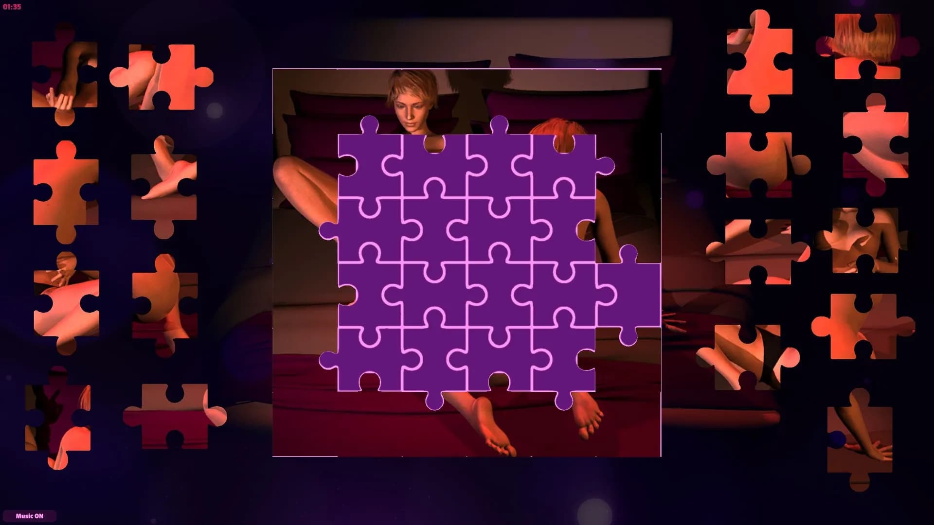 Adult Puzzles - CamGirls screenshot screenshot 4