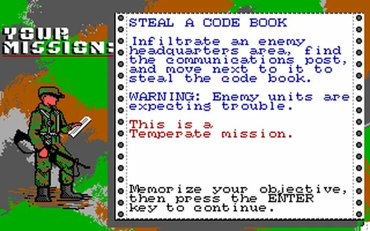 Airborne Ranger screenshot screenshot 1