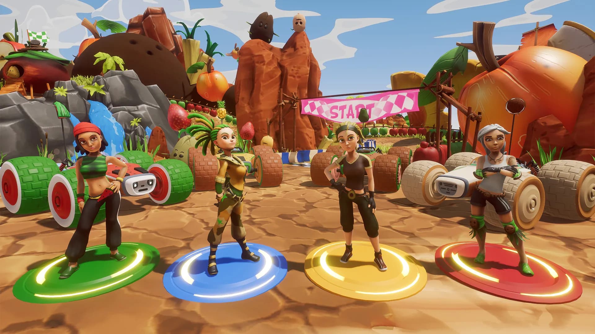 All-Star Fruit Racing screenshot screenshot 2