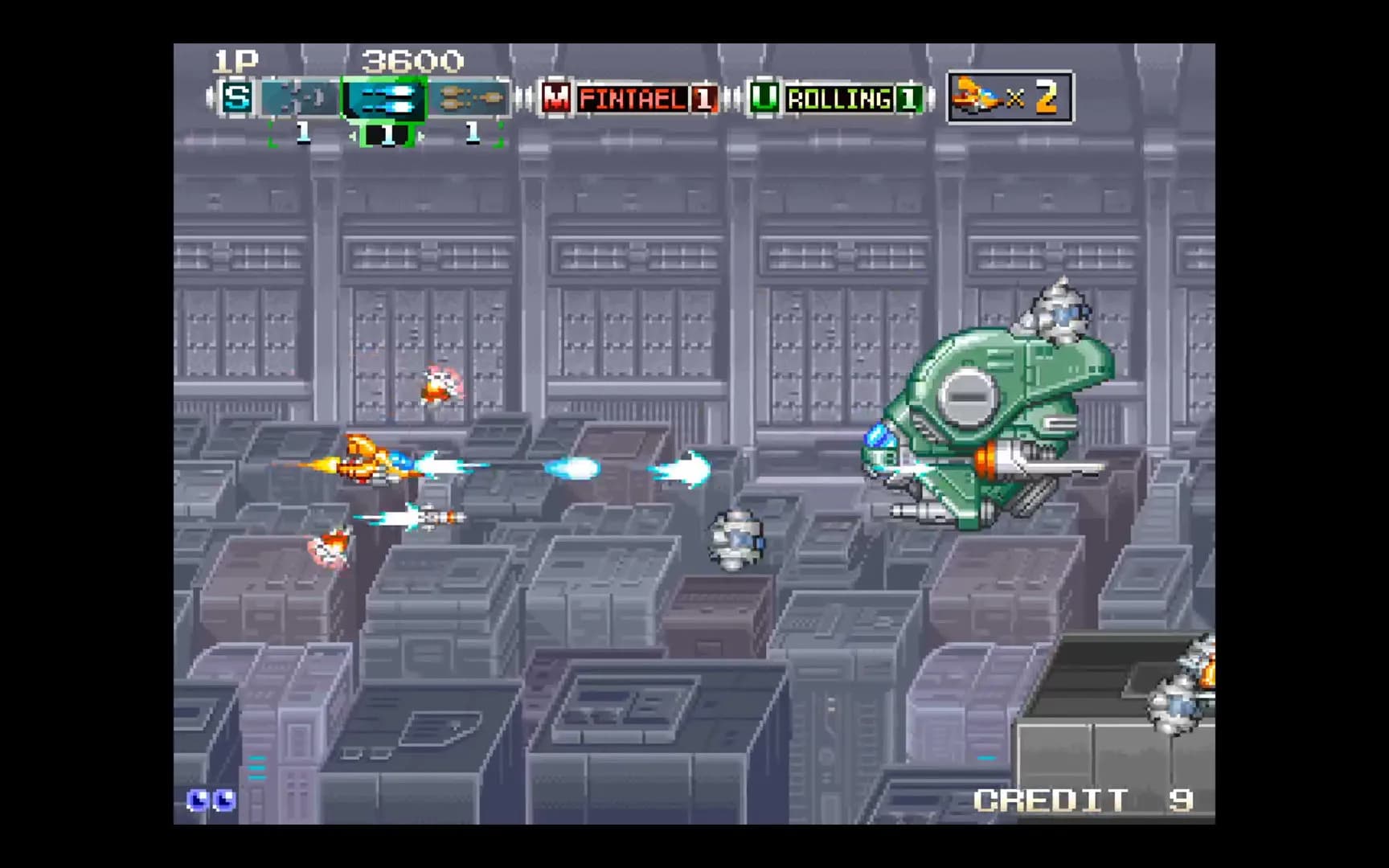 Andro Dunos II screenshot screenshot 1