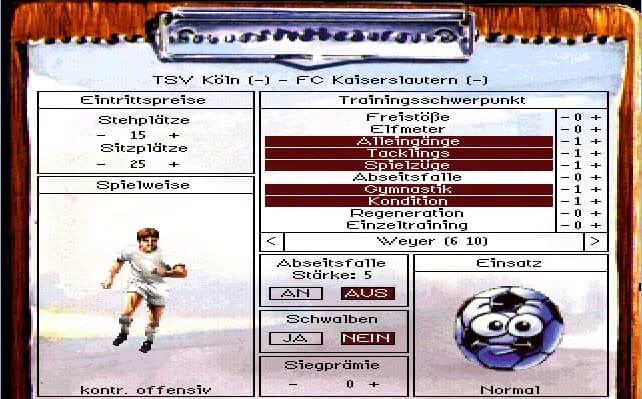 Anstoss screenshot screenshot 4