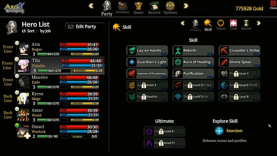 ARIA CHRONICLE screenshot screenshot 8