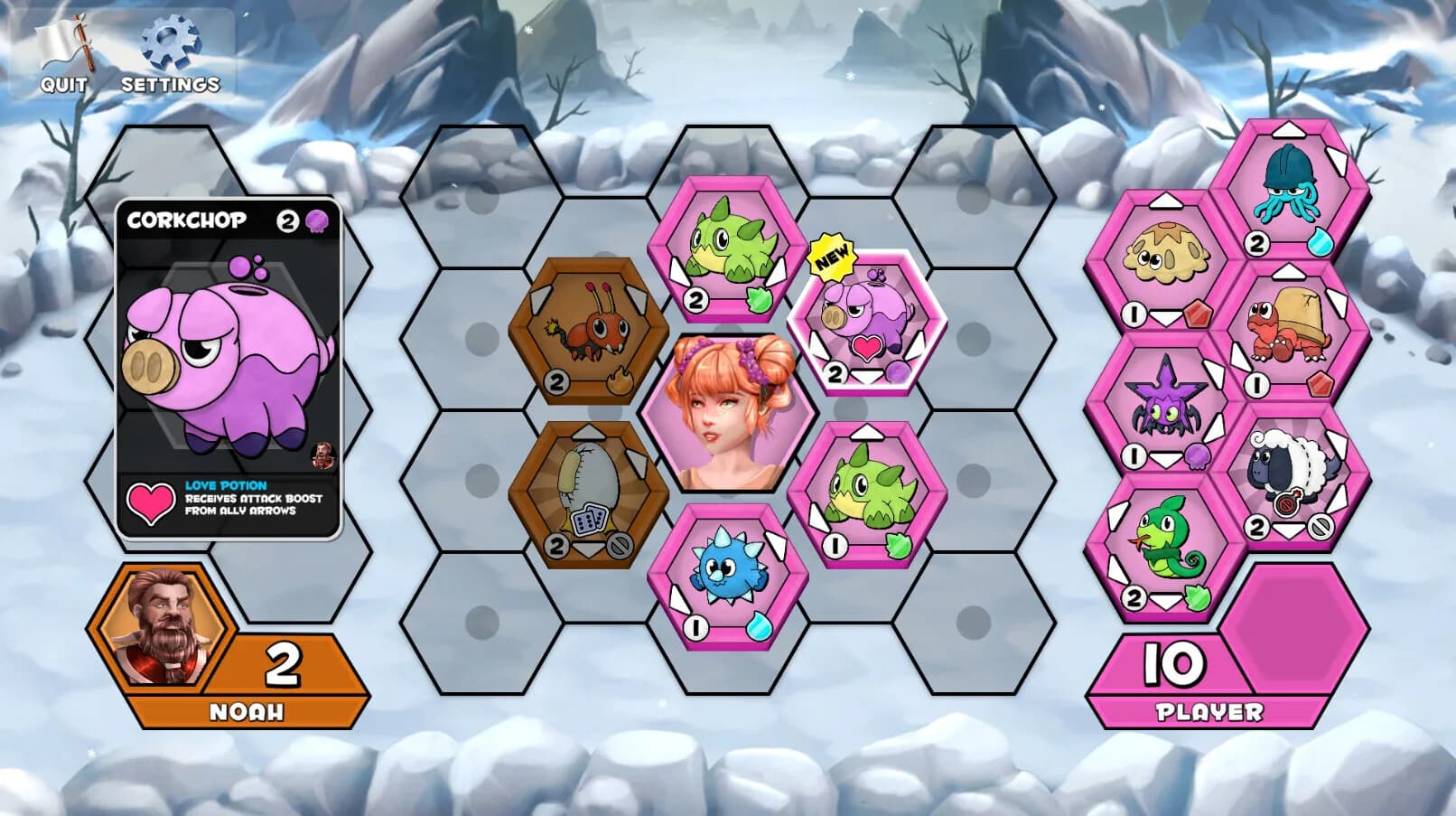 Attack on Hex Island screenshot screenshot 3