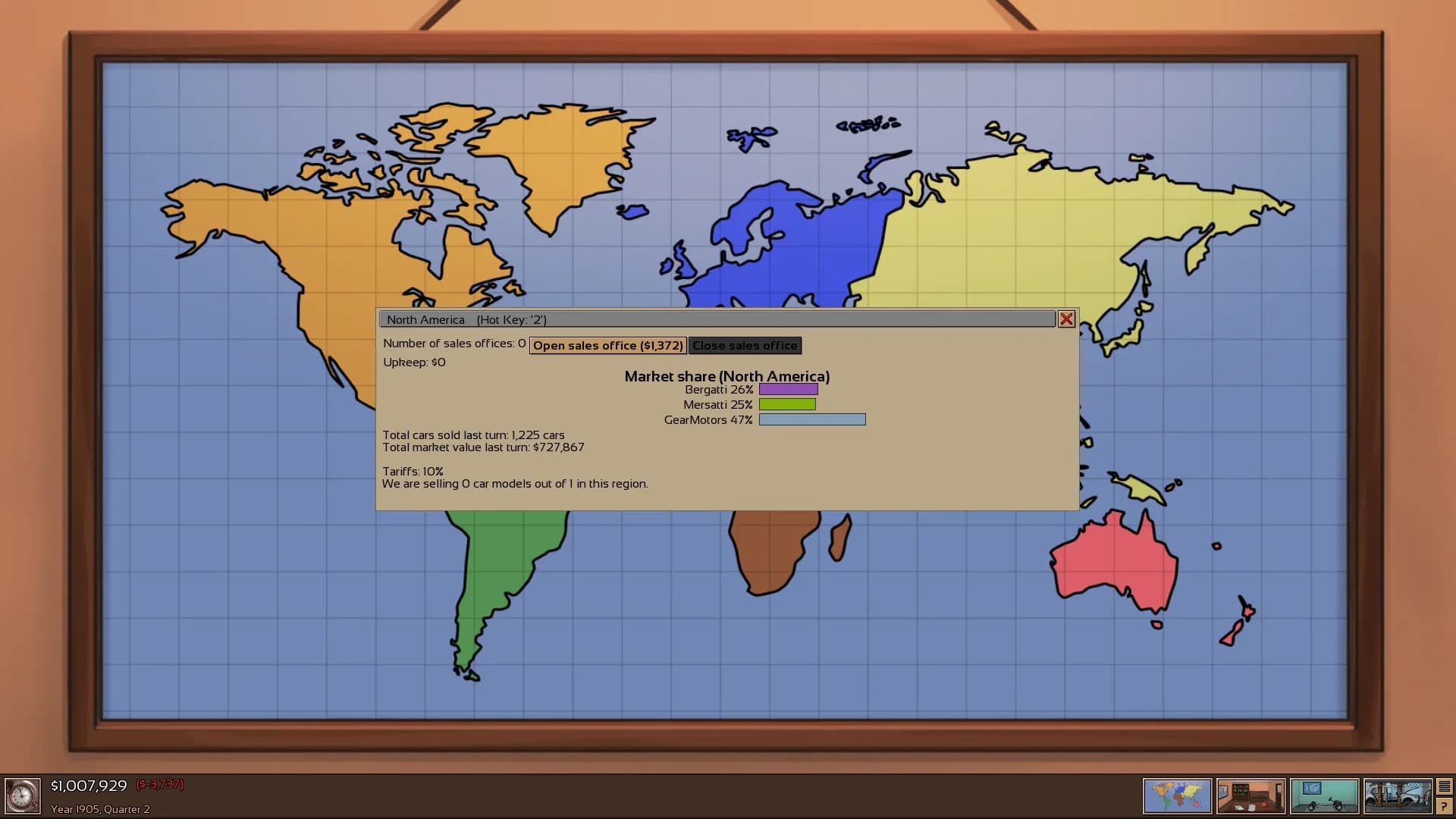 Automobile Tycoon screenshot screenshot 1