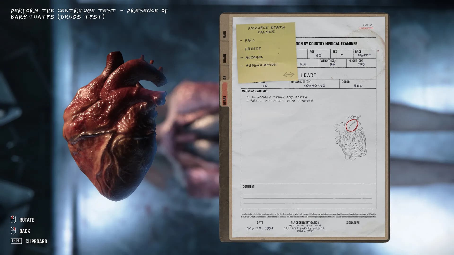 Autopsy Simulator screenshot screenshot 2