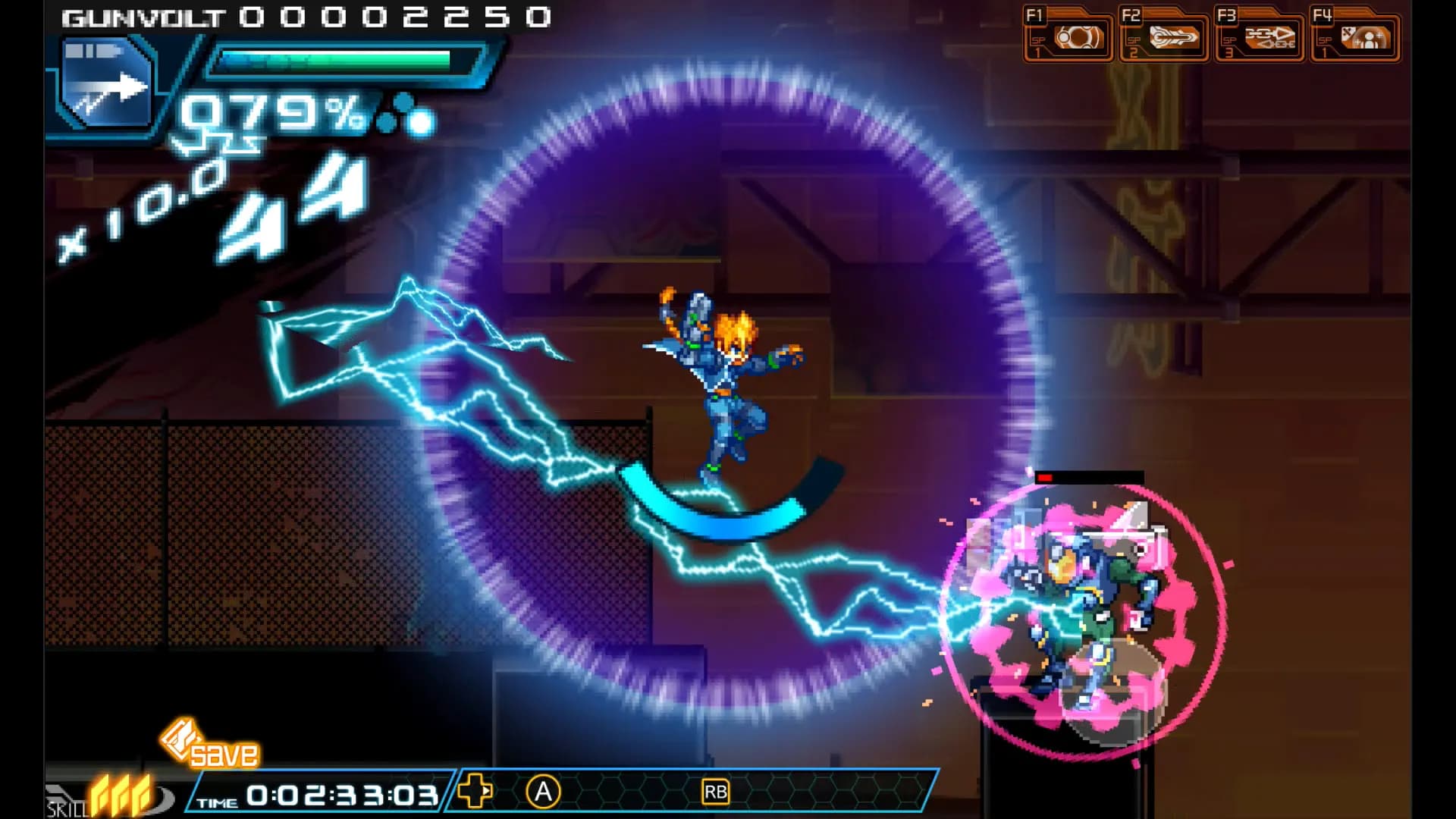 Azure Striker Gunvolt screenshot screenshot 2