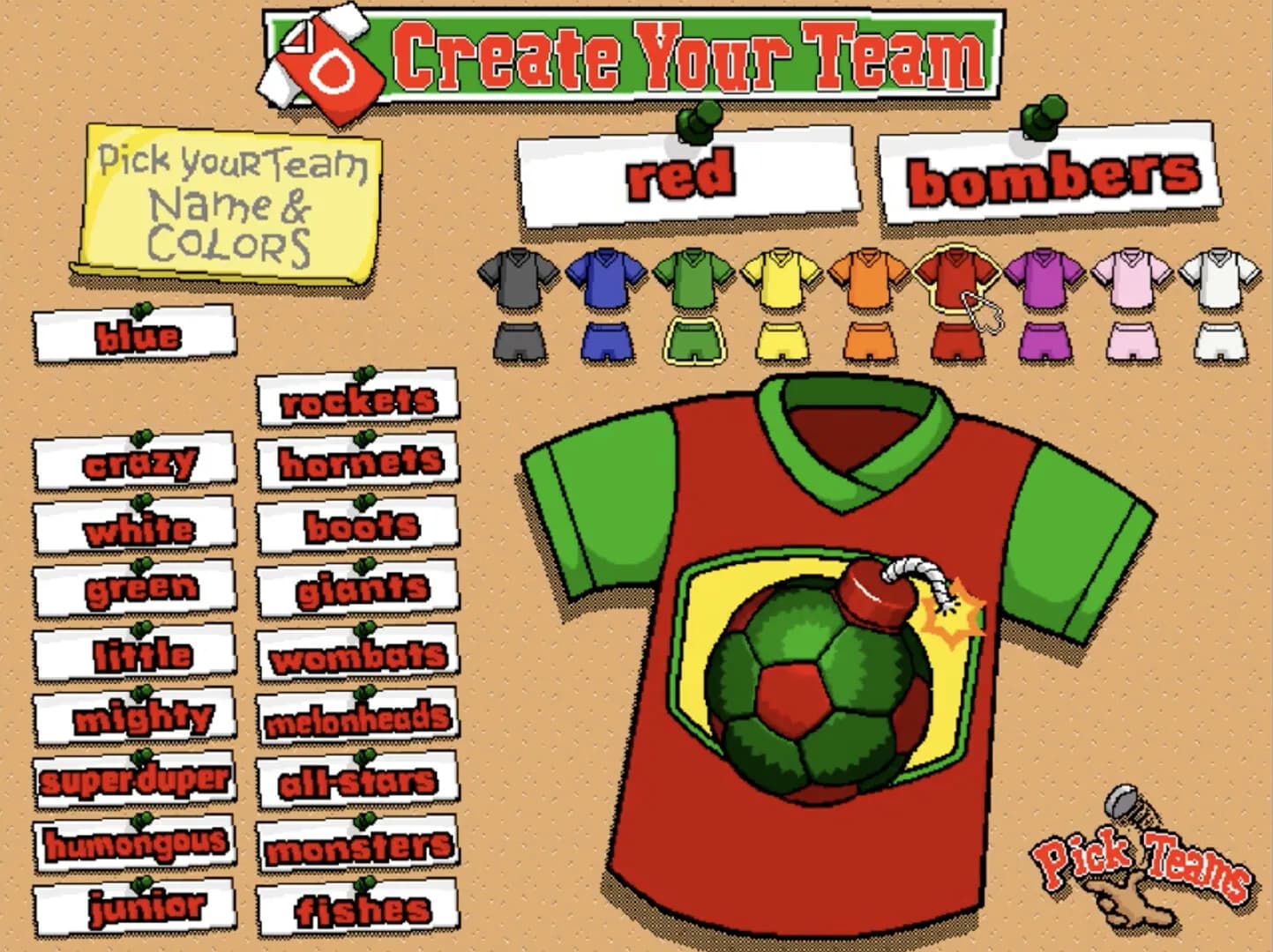 Backyard Soccer '98 screenshot screenshot 0