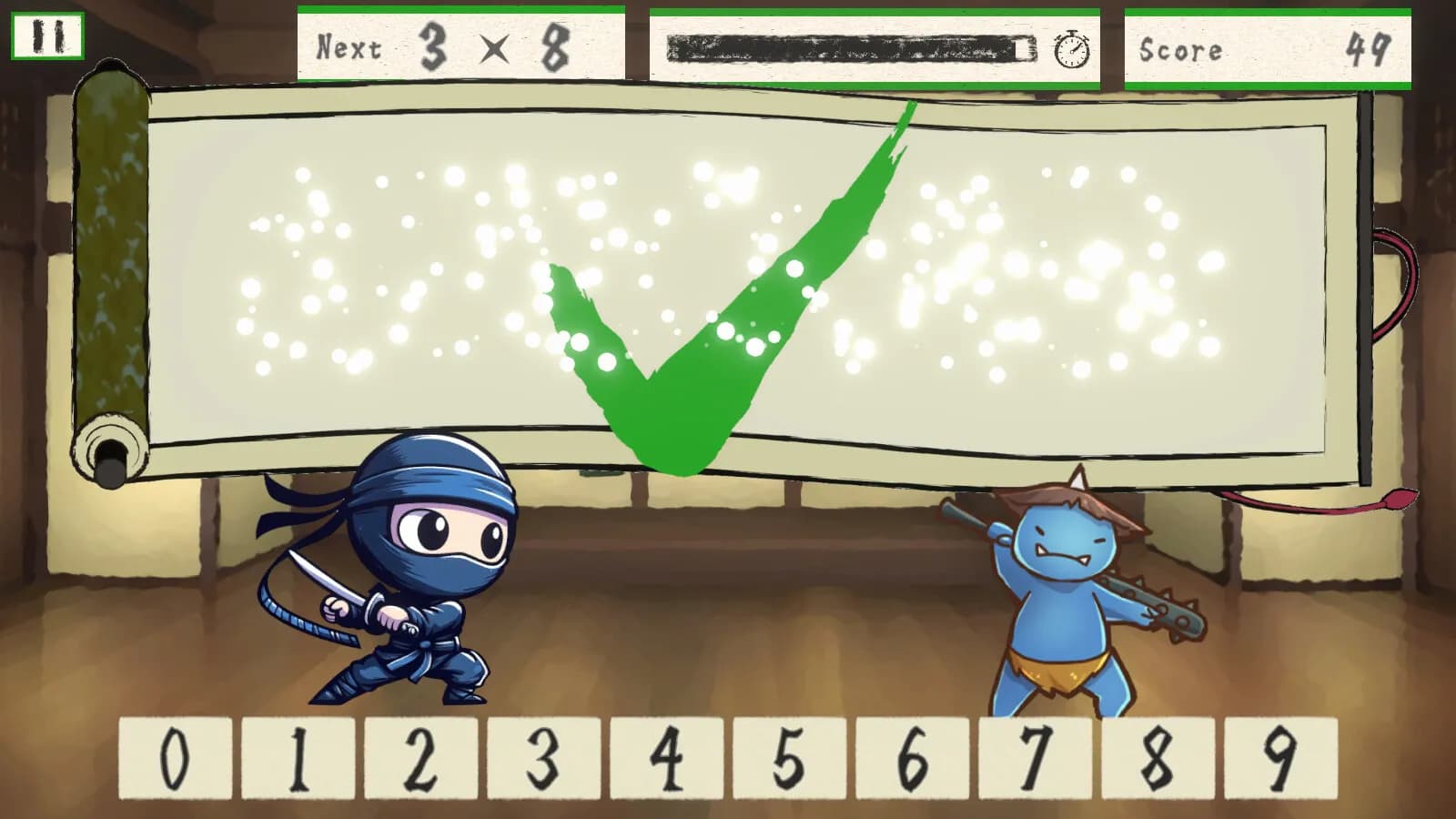 Blitz Times Tables screenshot screenshot 1