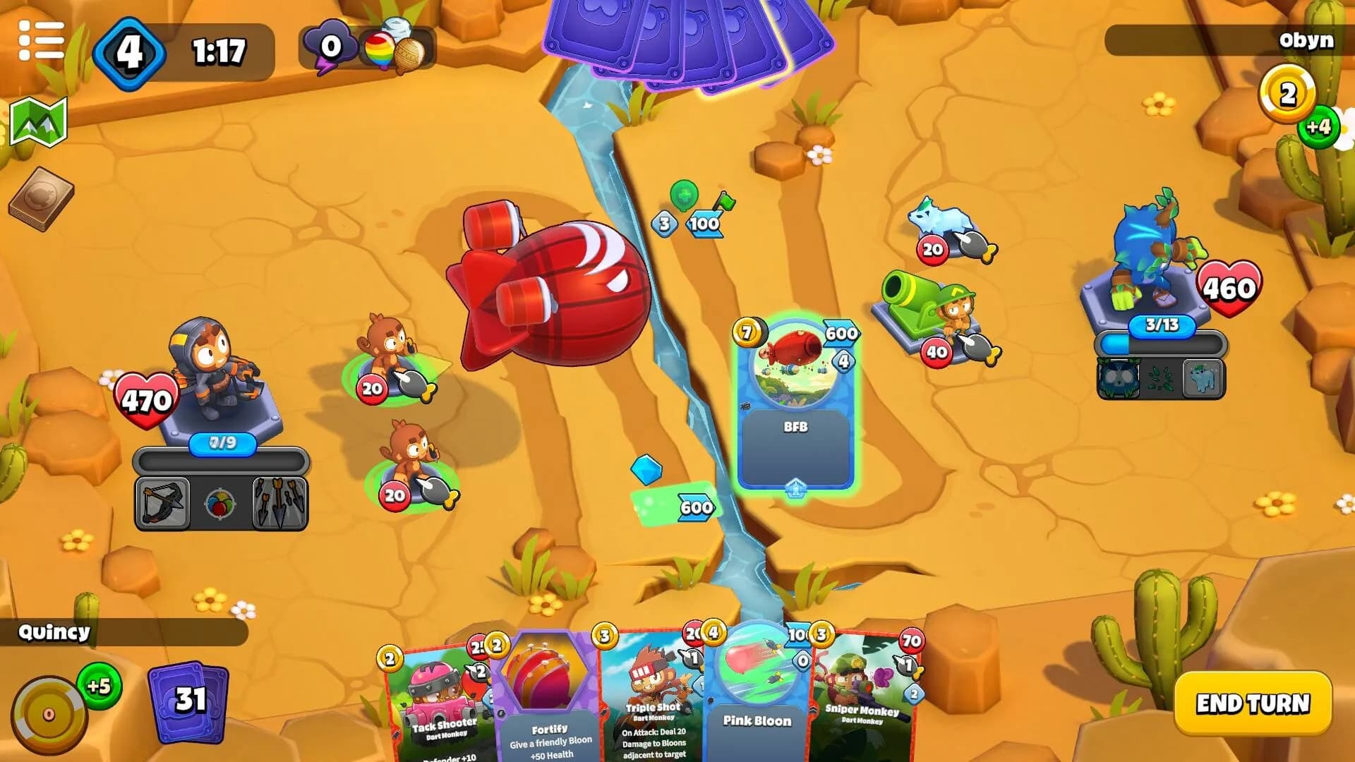 Bloons Card Storm screenshot screenshot 6