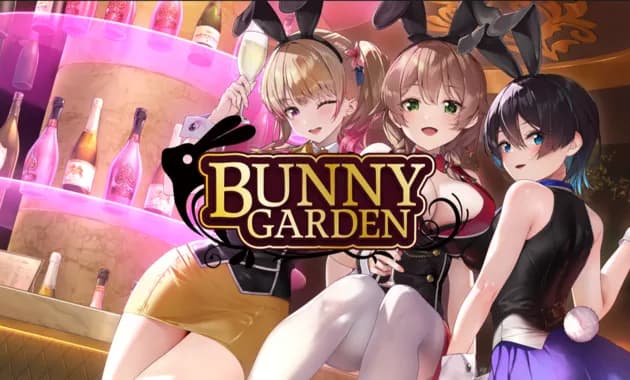 bunny garden vertical card thumbnail