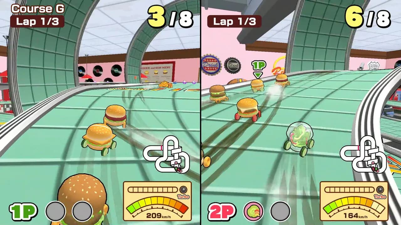 BURGER RACE screenshot screenshot 3