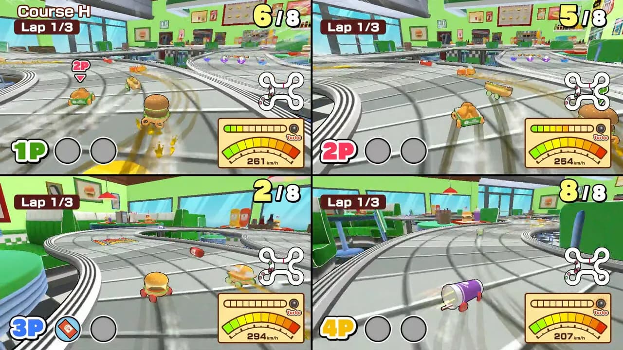 BURGER RACE screenshot screenshot 4