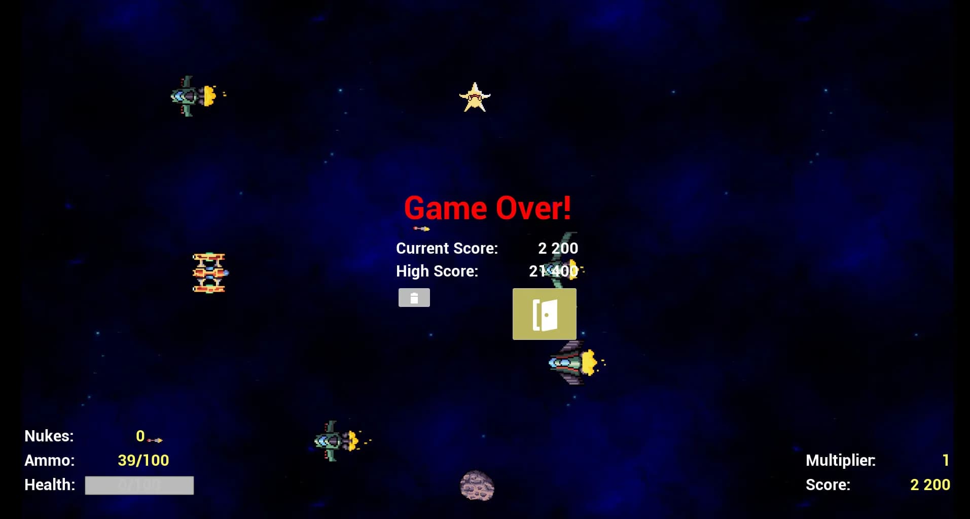 Cake Space Shooter screenshot screenshot 1
