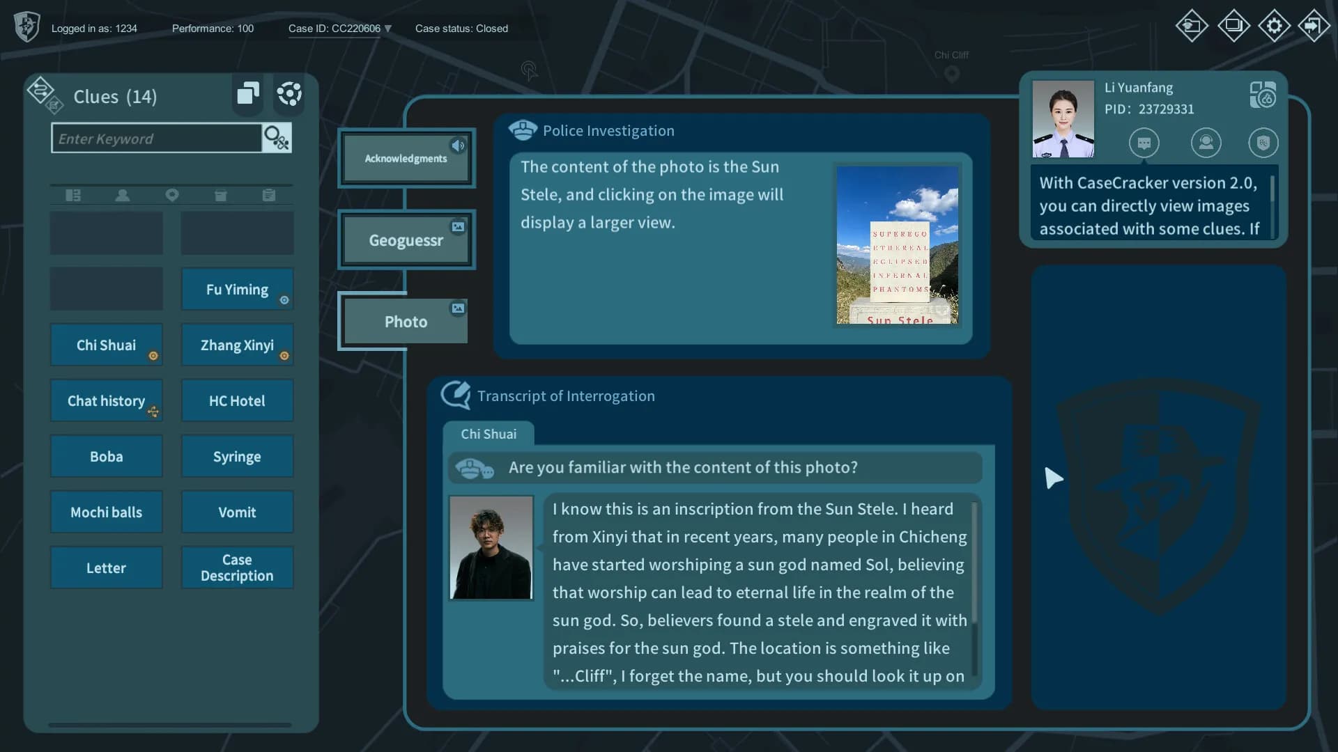 CaseCracker2 screenshot screenshot 1