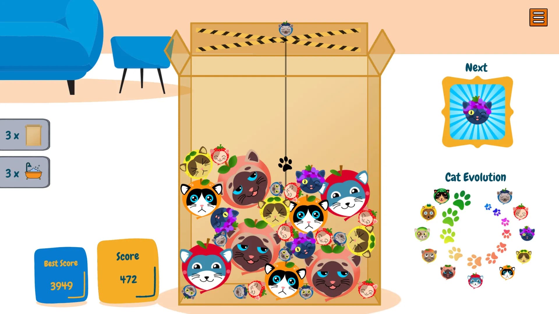 CatMelon - Suika Game screenshot screenshot 1