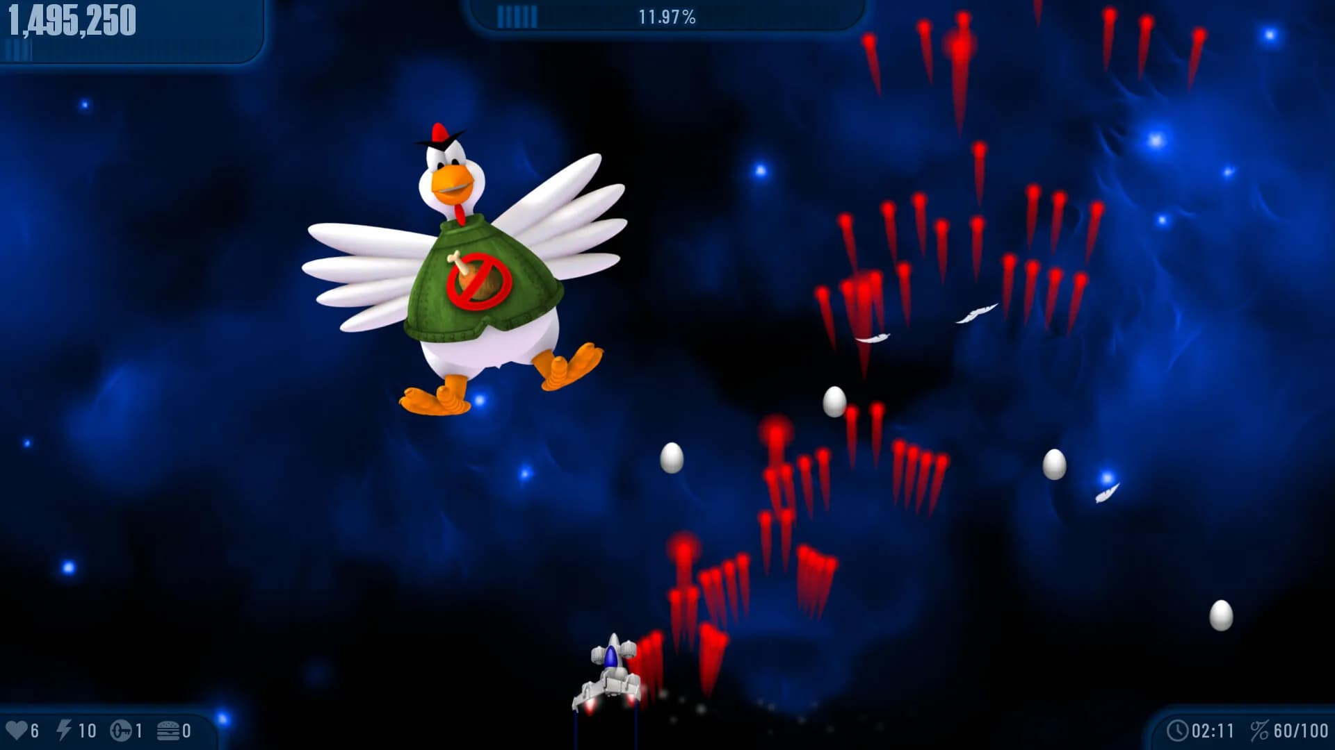 Chicken Invaders 1 screenshot screenshot 2