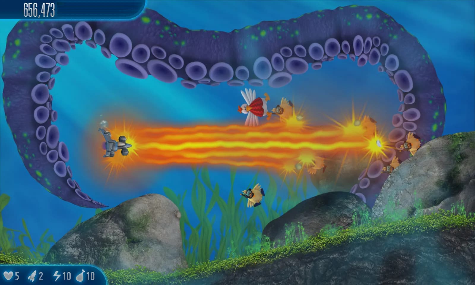 Chicken Invaders 5 screenshot screenshot 2
