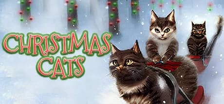 christmas cats vertical card thumbnail