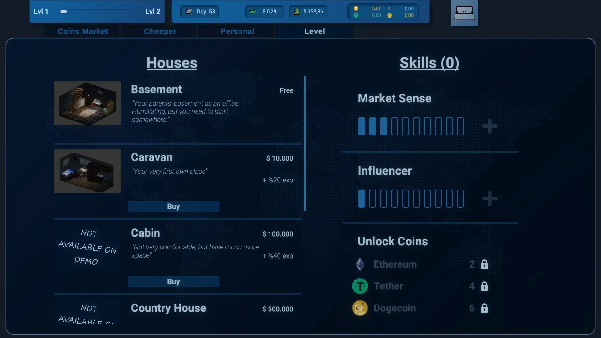 Coin Trader Simulator screenshot screenshot 1