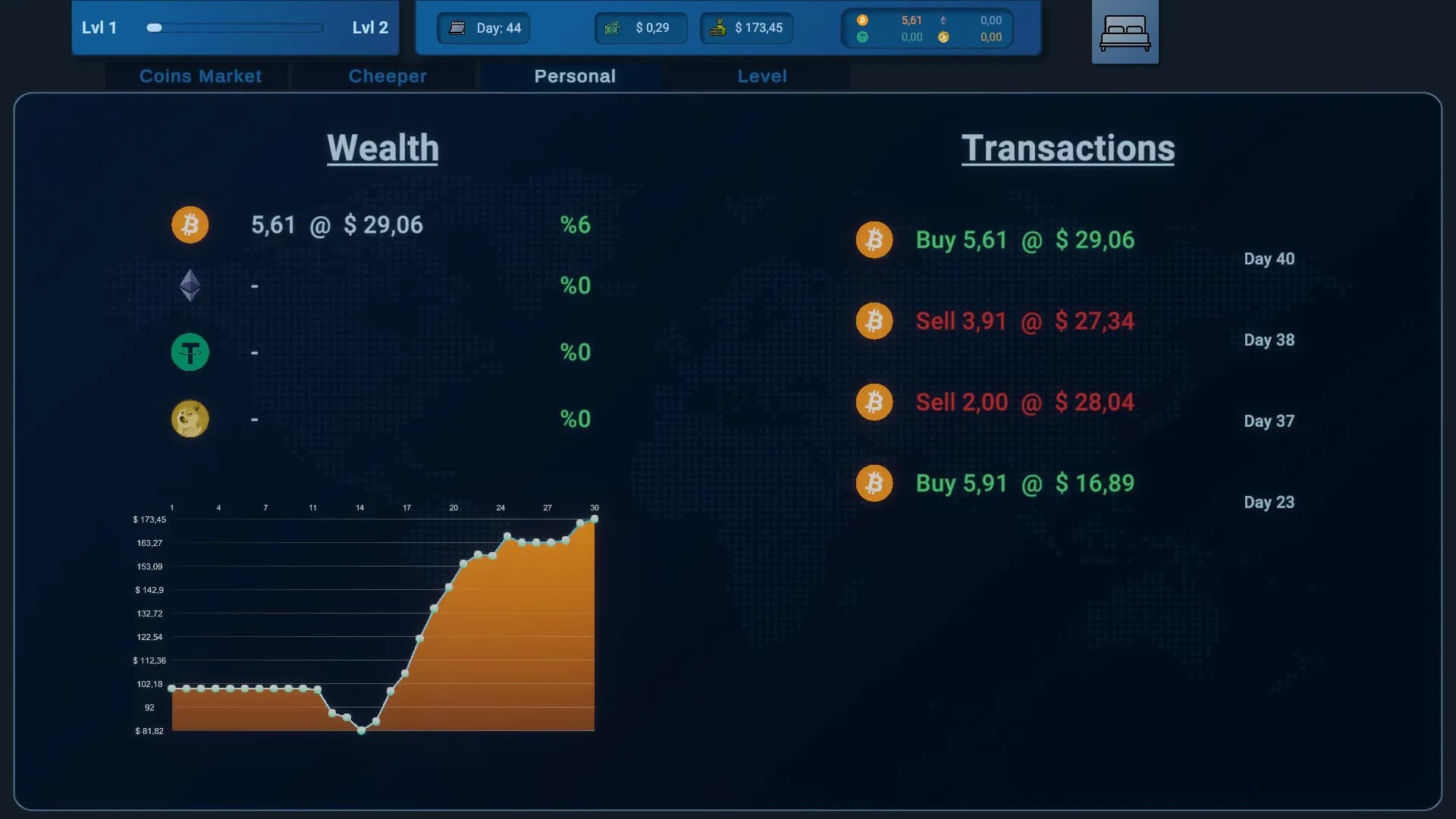 Coin Trader Simulator screenshot screenshot 3