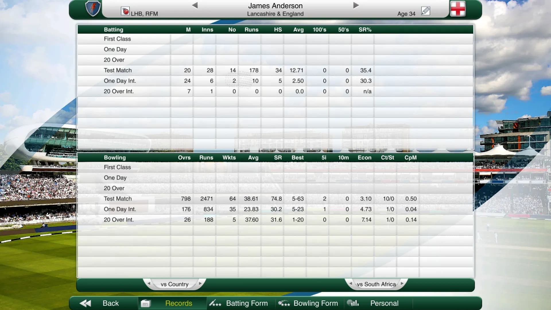 Cricket Captain 2017 screenshot screenshot 2