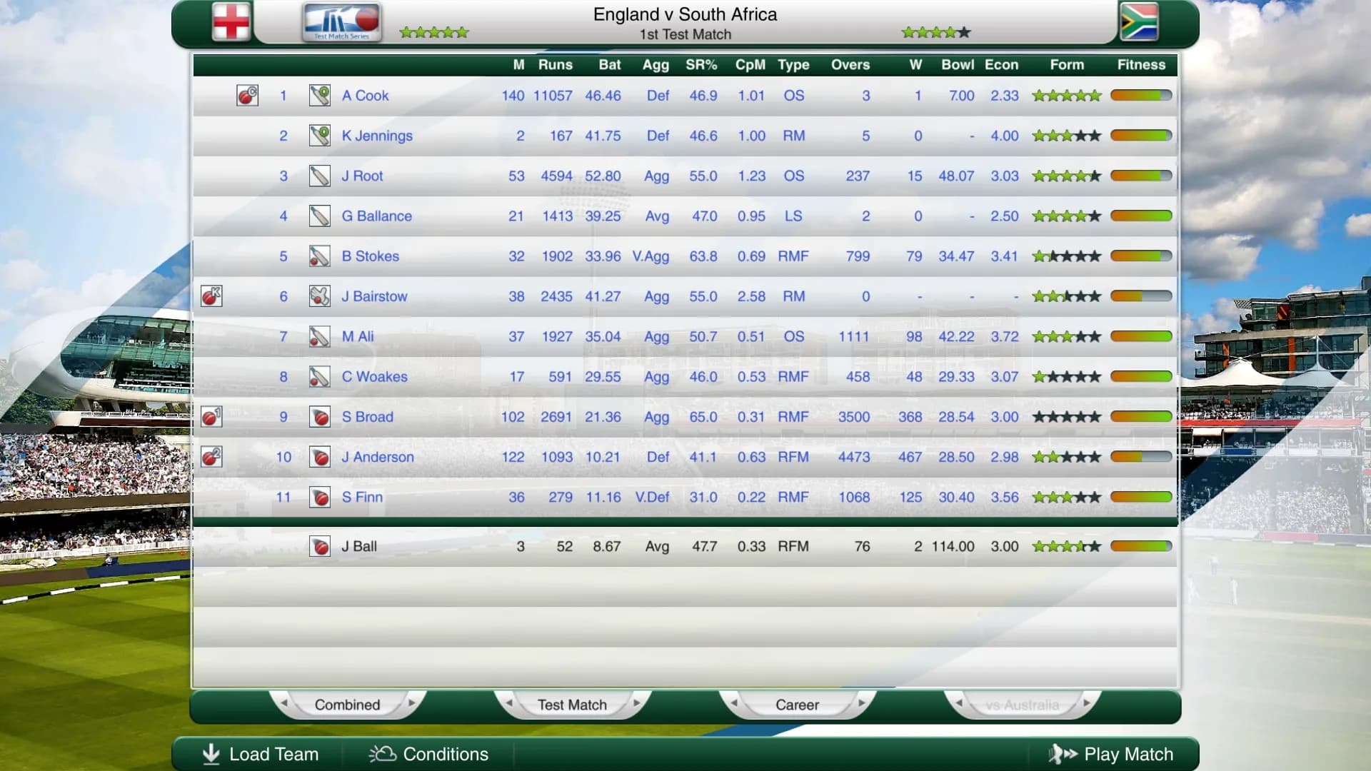 Cricket Captain 2017 screenshot screenshot 6