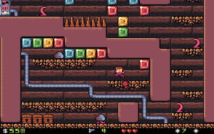 Crystal Caves HD screenshot screenshot 2
