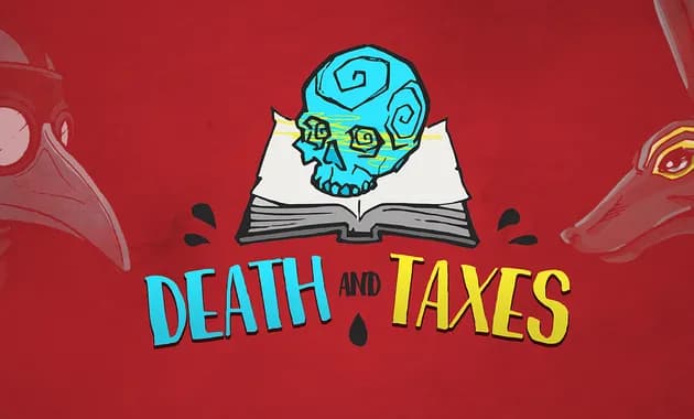 death and taxes vertical card thumbnail