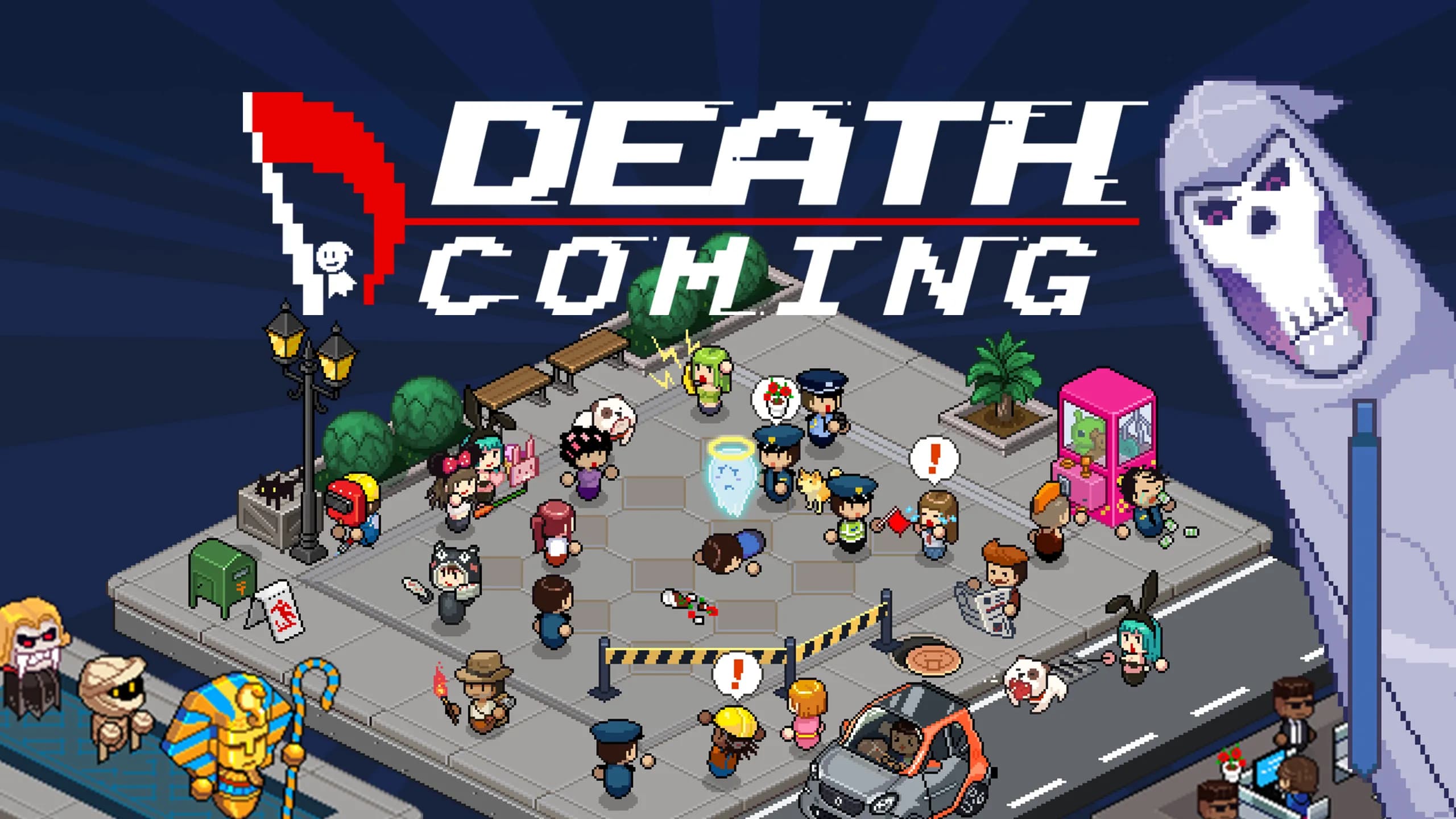 death coming vertical card thumbnail